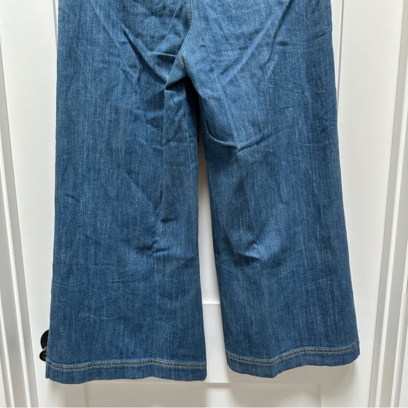 ANTHROPOLOGIE Pilcro High Rise Crop Wide Leg Jeans w/ Belt - Picture 7 of 13